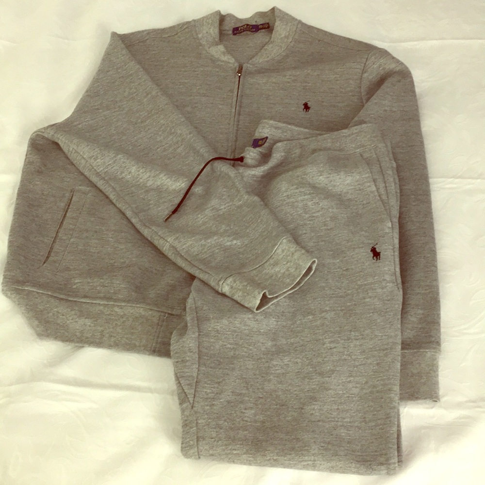 Cotton Jogging Suit- zippered Top- tapered bottom